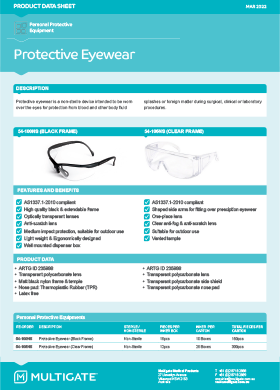 Protective Eyewears Flyer
